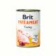 Brit Care Dog Can Paté & Meat Turkey 400g